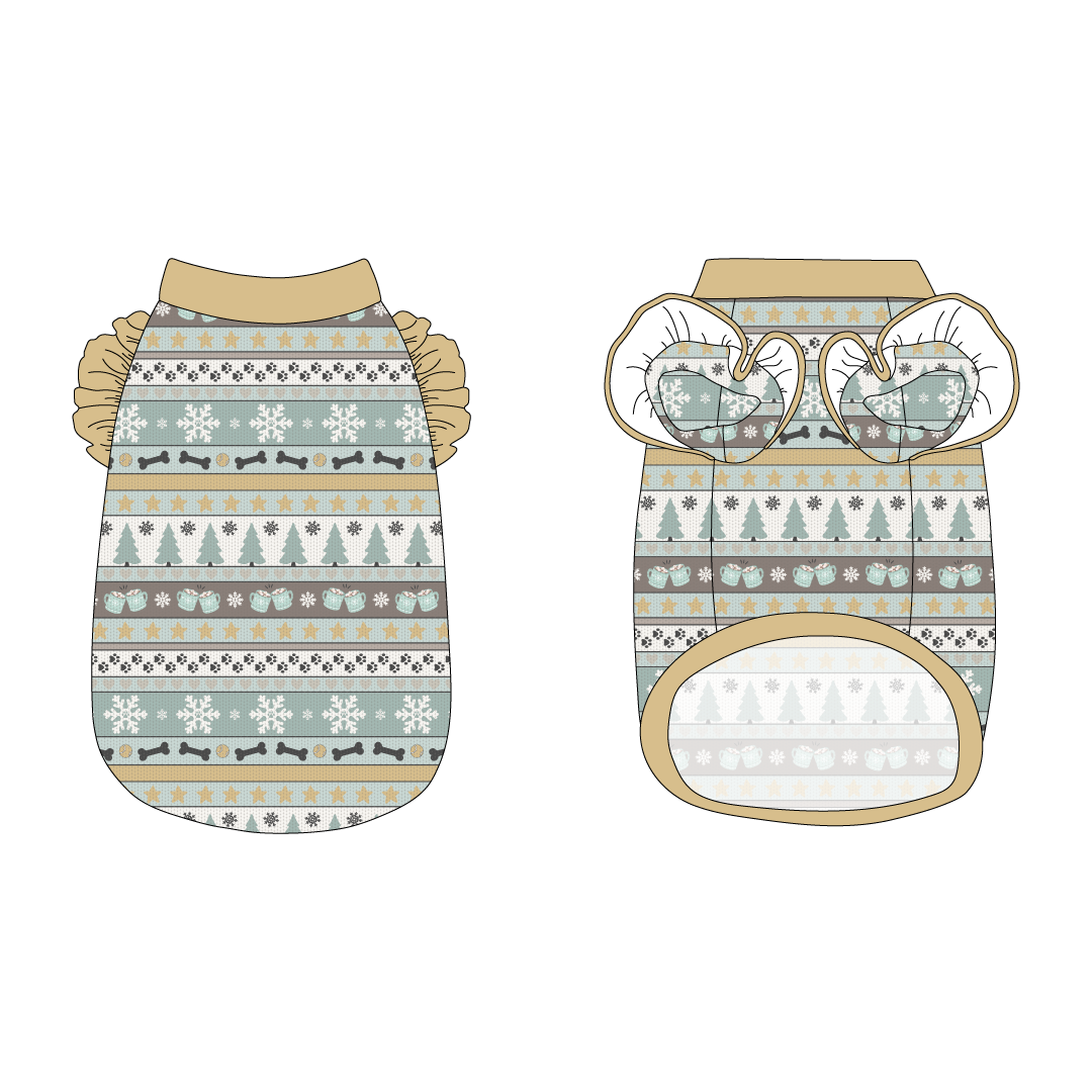 Stitched In Snow - Frosty Morning - La Petite Shimmy Tank