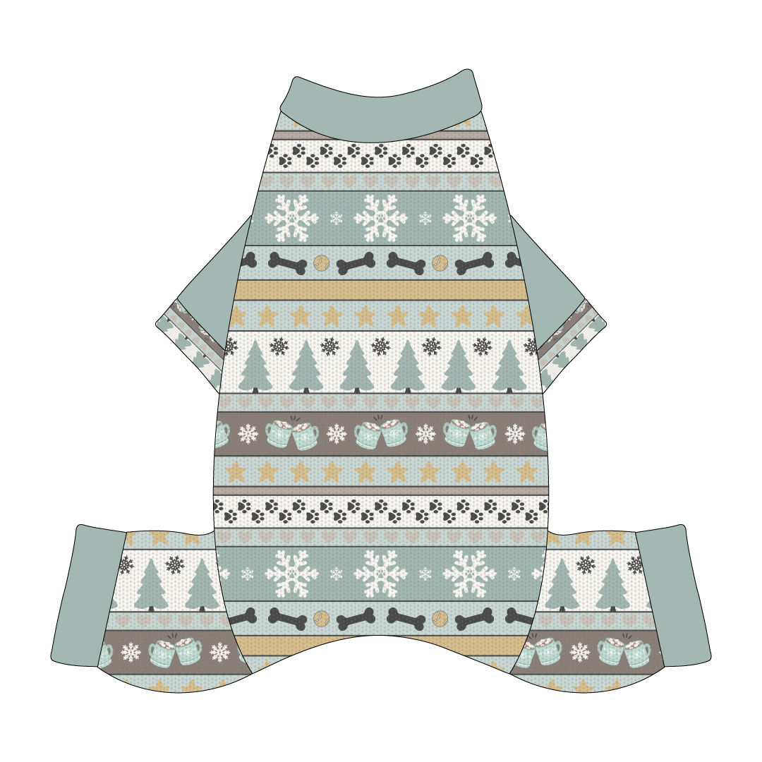 Stitched In Snow - Frosty Morning - Mon Ami Jammies