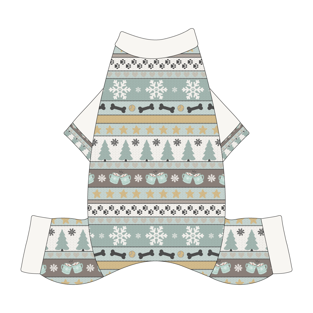 Stitched In Snow - Frosty Morning - Mon Ami Jammies