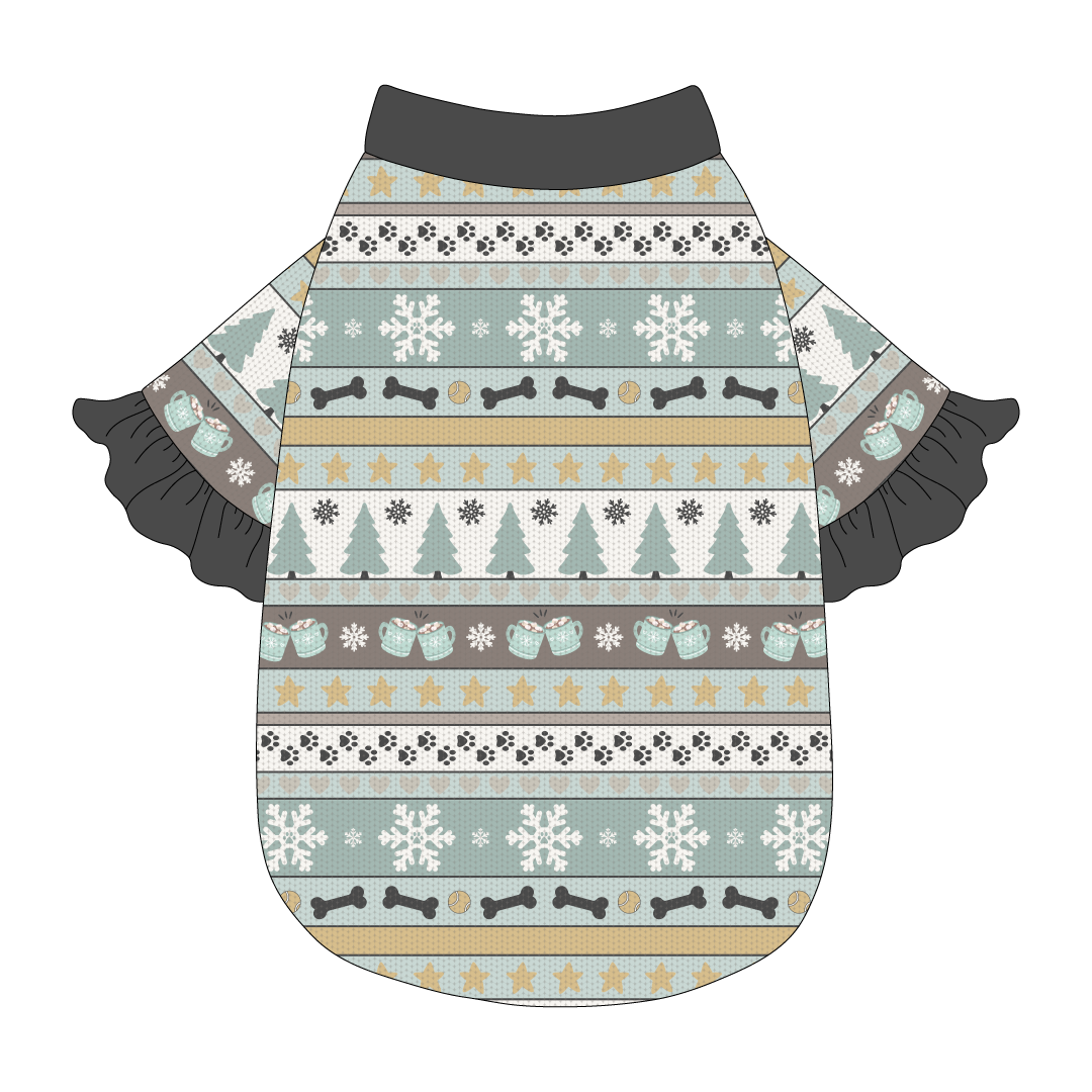 Stitched In Snow - Frosty Morning - The Shimmy Edge Tee