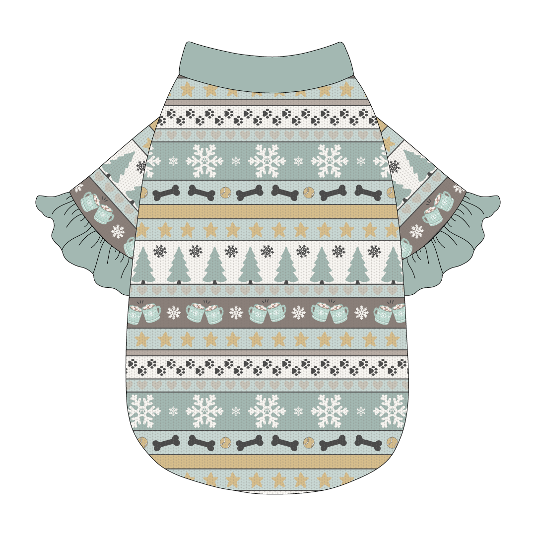 Stitched In Snow - Frosty Morning - The Shimmy Edge Tee