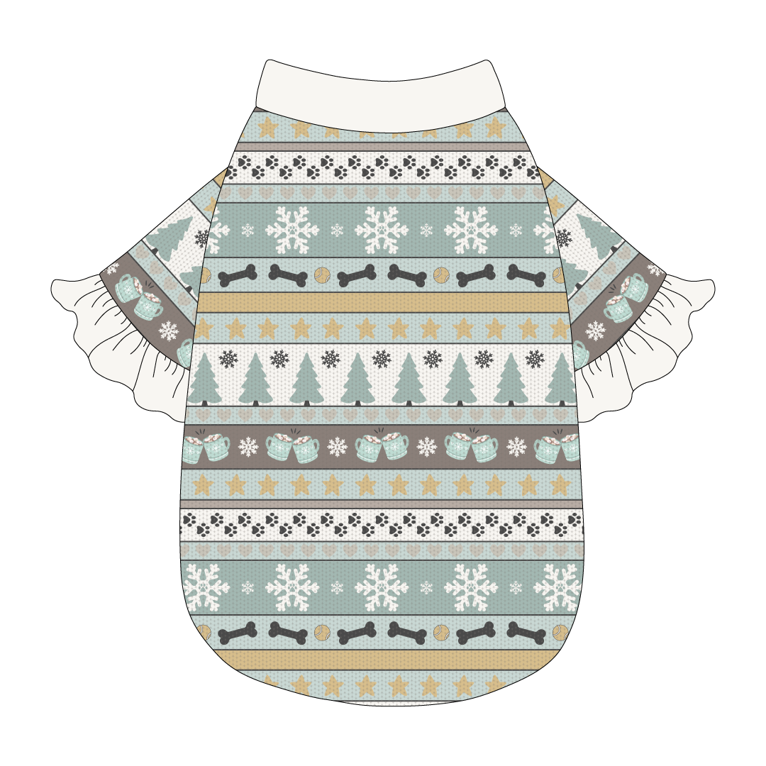 Stitched In Snow - Frosty Morning - The Shimmy Edge Tee