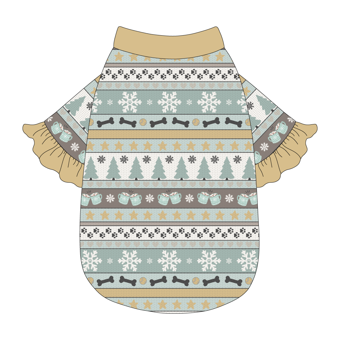 Stitched In Snow - Frosty Morning - The Shimmy Edge Tee