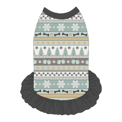 Stitched In Snow - Frosty Morning - The Tank With Skirt