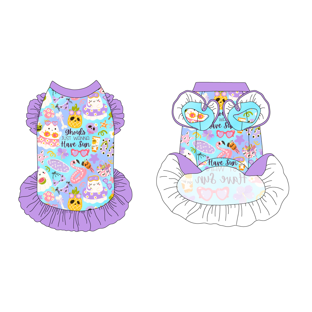 Ghouls Just Wanna Have Sun - La Petite Shimmy Dress