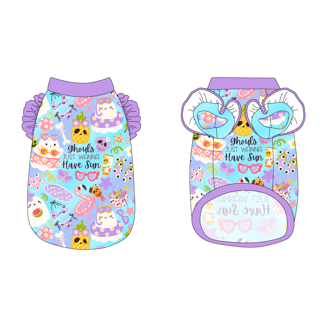 Ghouls Just Wanna Have Sun - La Petite Shimmy Tank