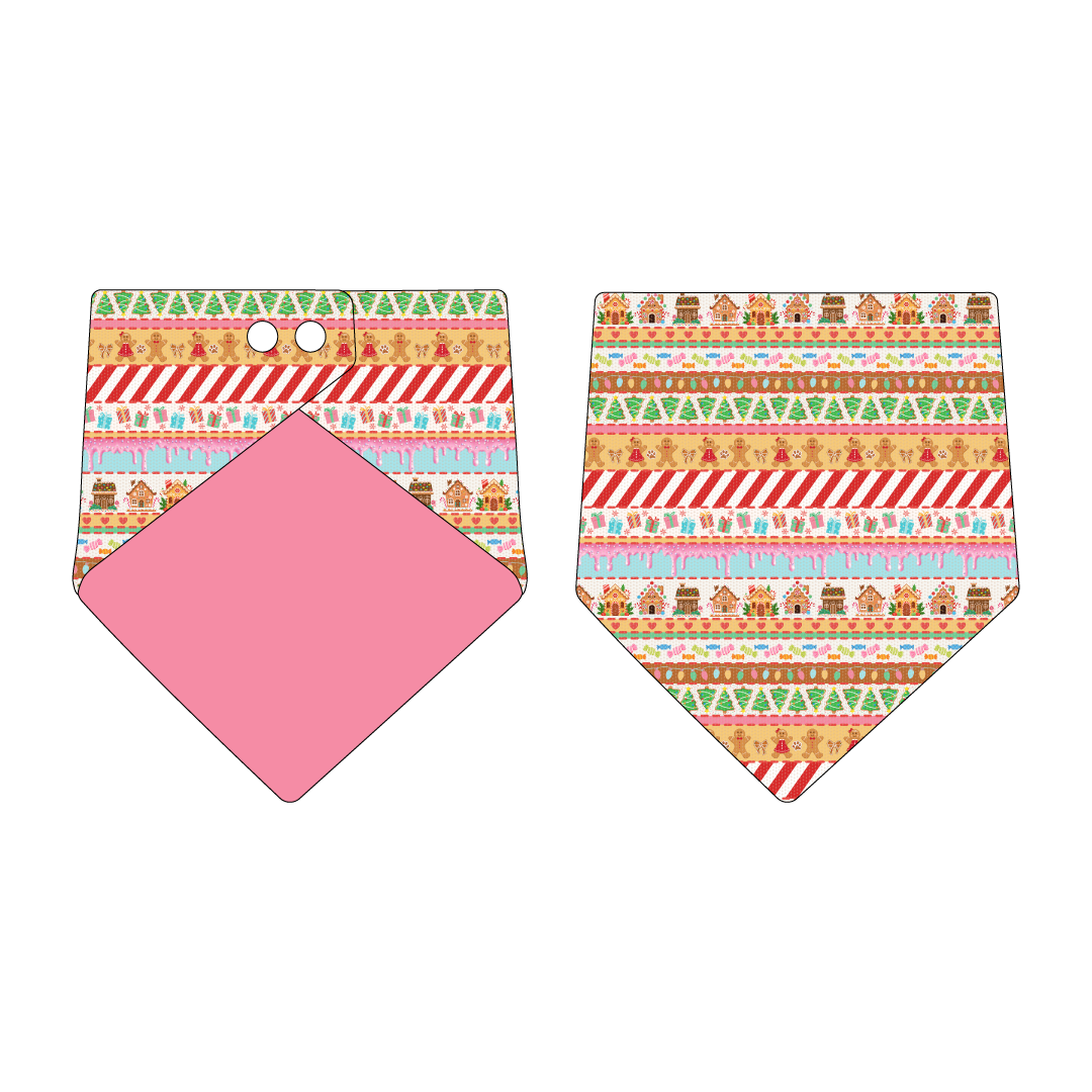 Stitched In Snow - Gingerbread Lane - The Bandana