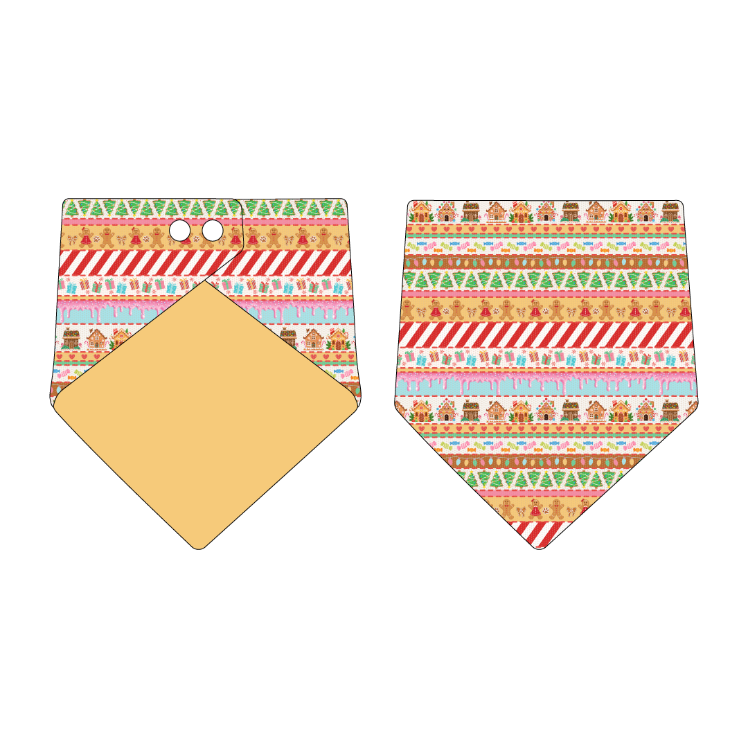 Stitched In Snow - Gingerbread Lane - The Bandana