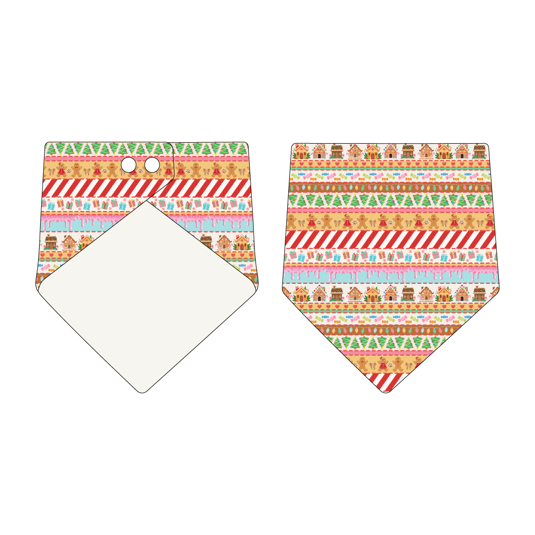 Stitched In Snow - Gingerbread Lane - The Bandana