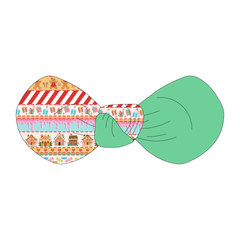 Stitched In Snow - Gingerbread Lane - The Knot Bow