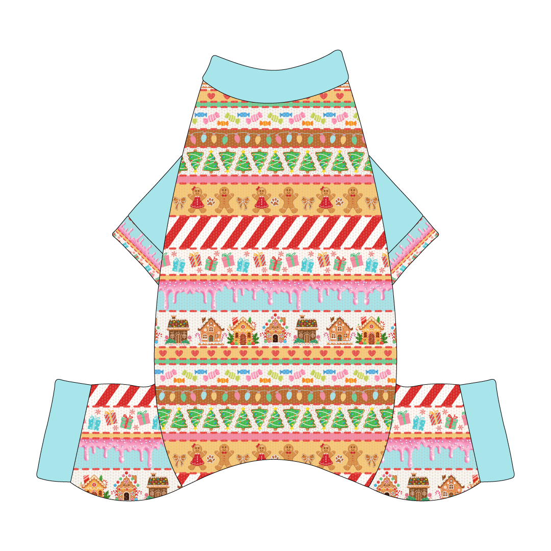 Stitched In Snow - Gingerbread Lane - Mon Ami Jammies