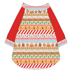 Stitched In Snow - Gingerbread Lane - The Raglan Jersey
