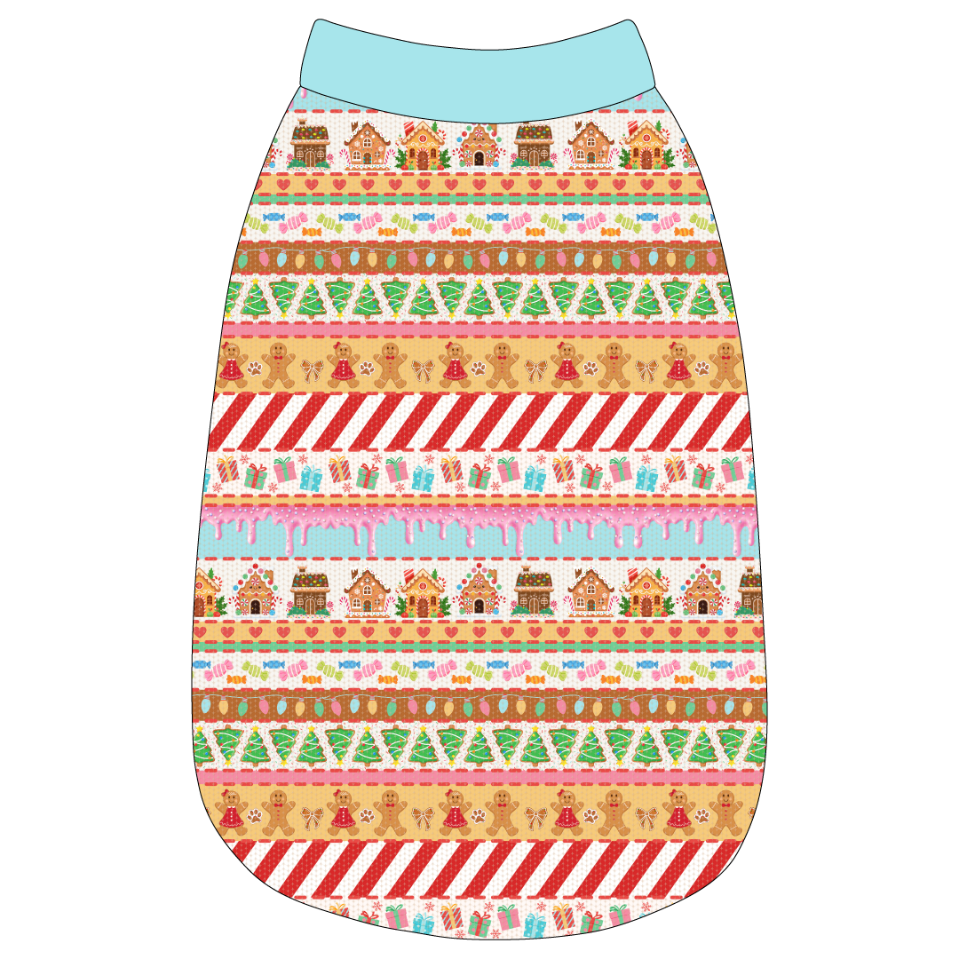 Stitched In Snow - Gingerbread Lane - The Basic Tank