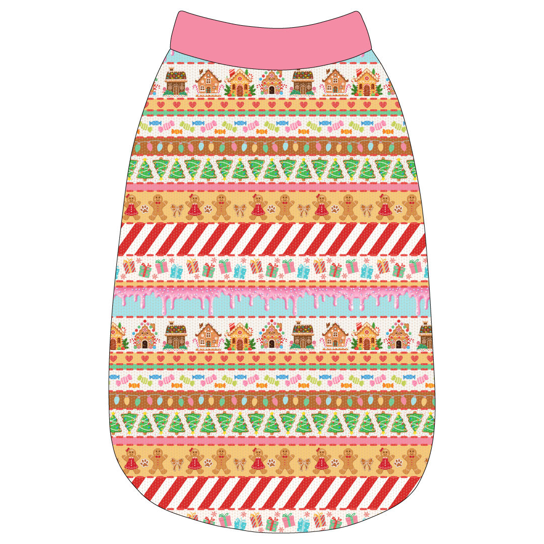 Stitched In Snow - Gingerbread Lane - The Basic Tank