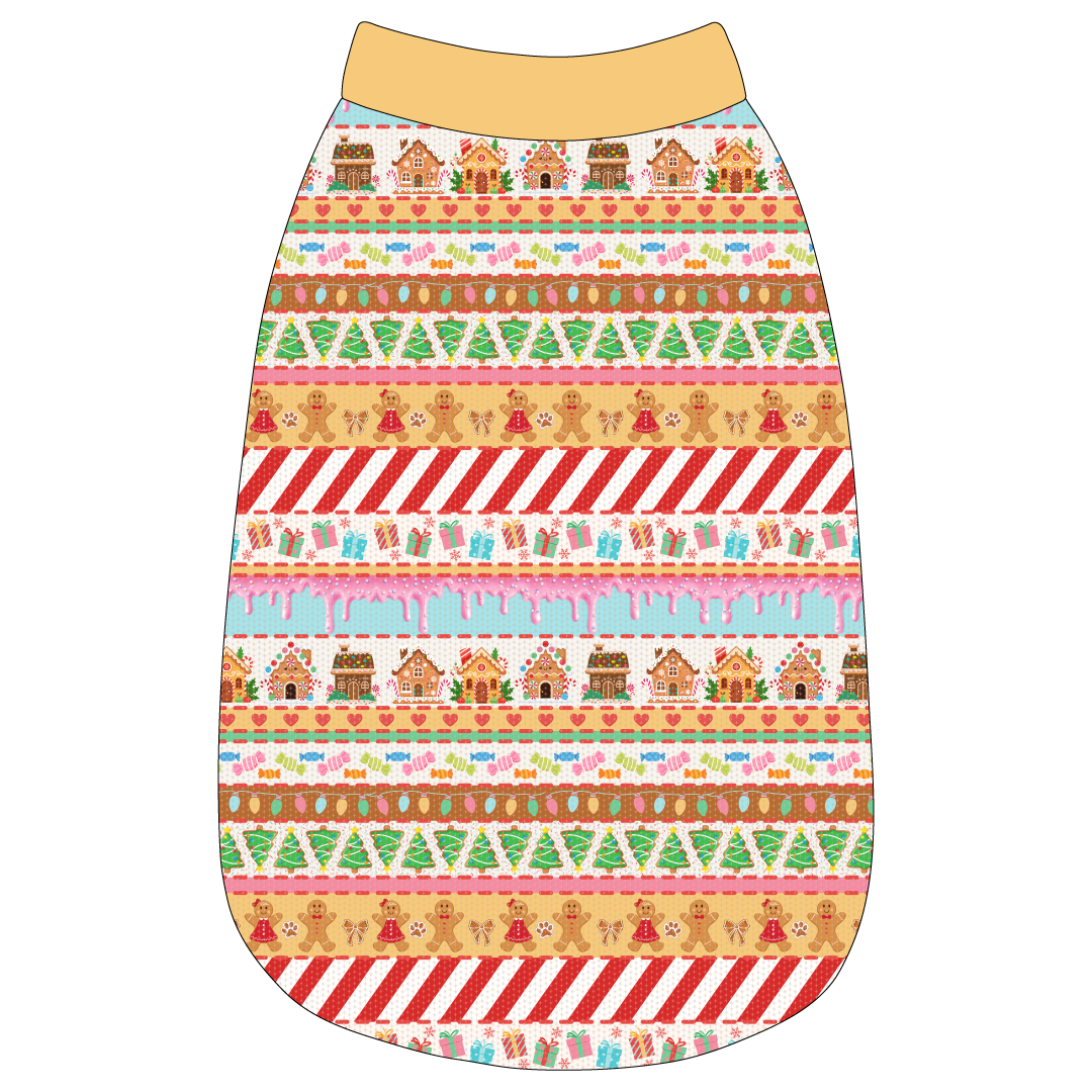 Stitched In Snow - Gingerbread Lane - The Basic Tank