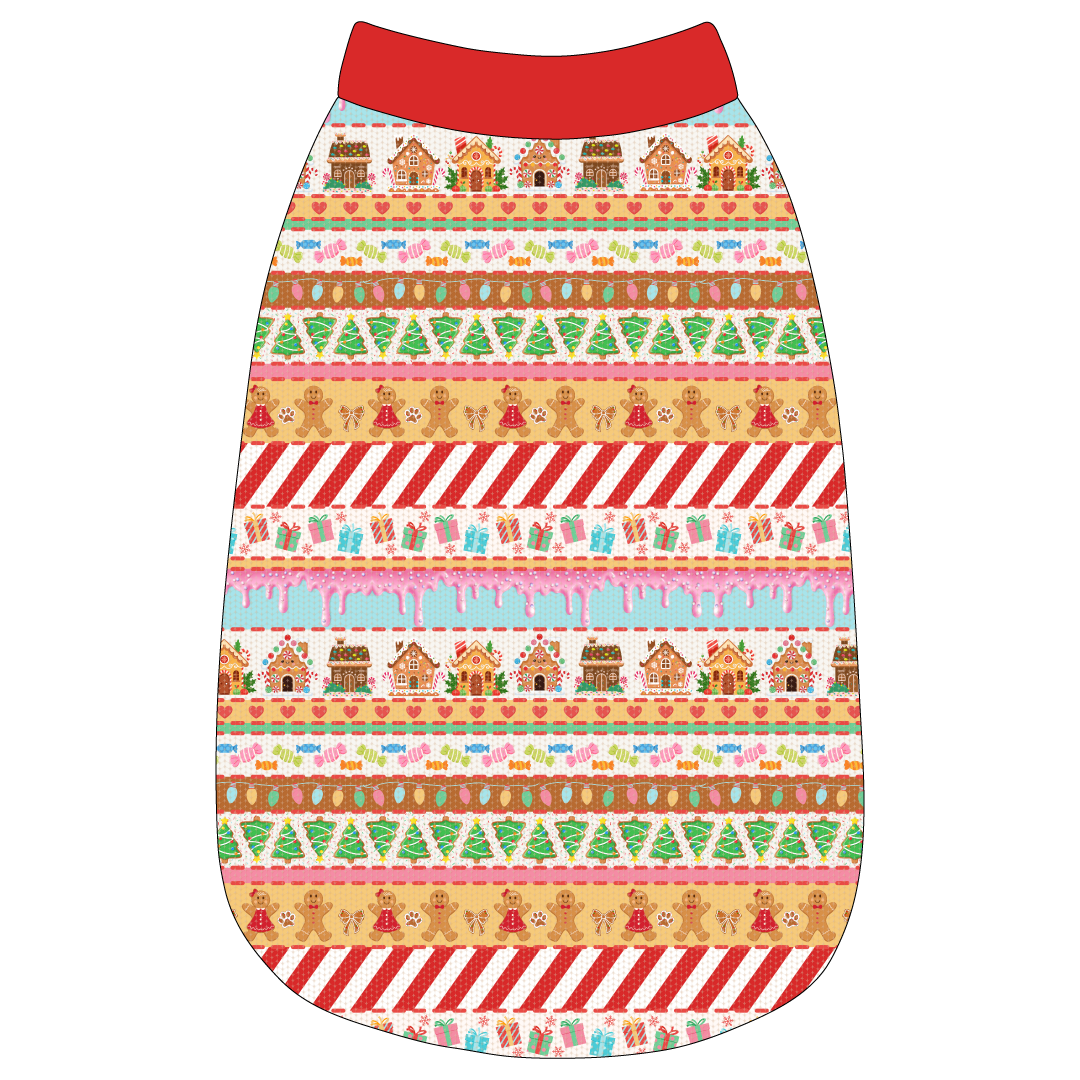 Stitched In Snow - Gingerbread Lane - The Basic Tank