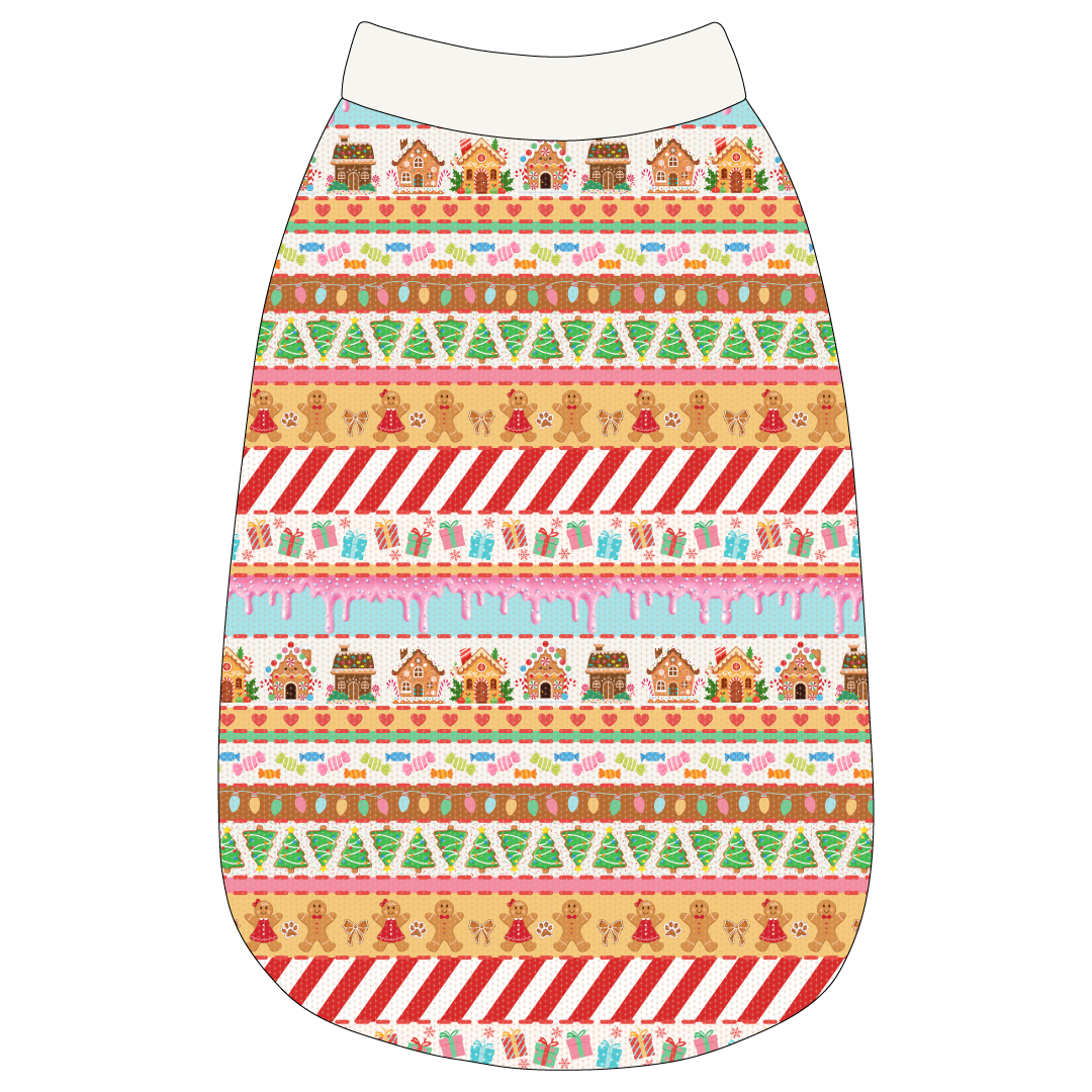 Stitched In Snow - Gingerbread Lane - The Basic Tank