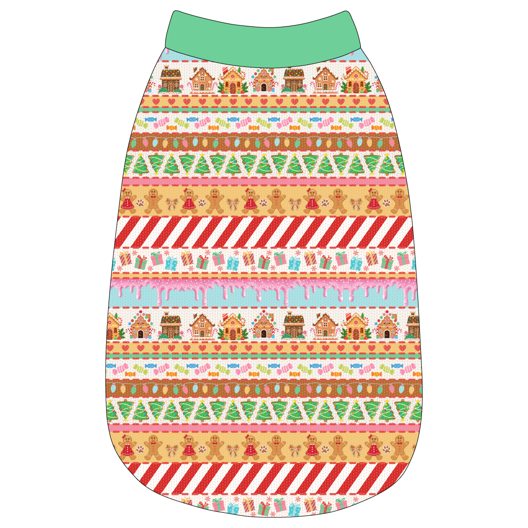 Stitched In Snow - Gingerbread Lane - The Basic Tank