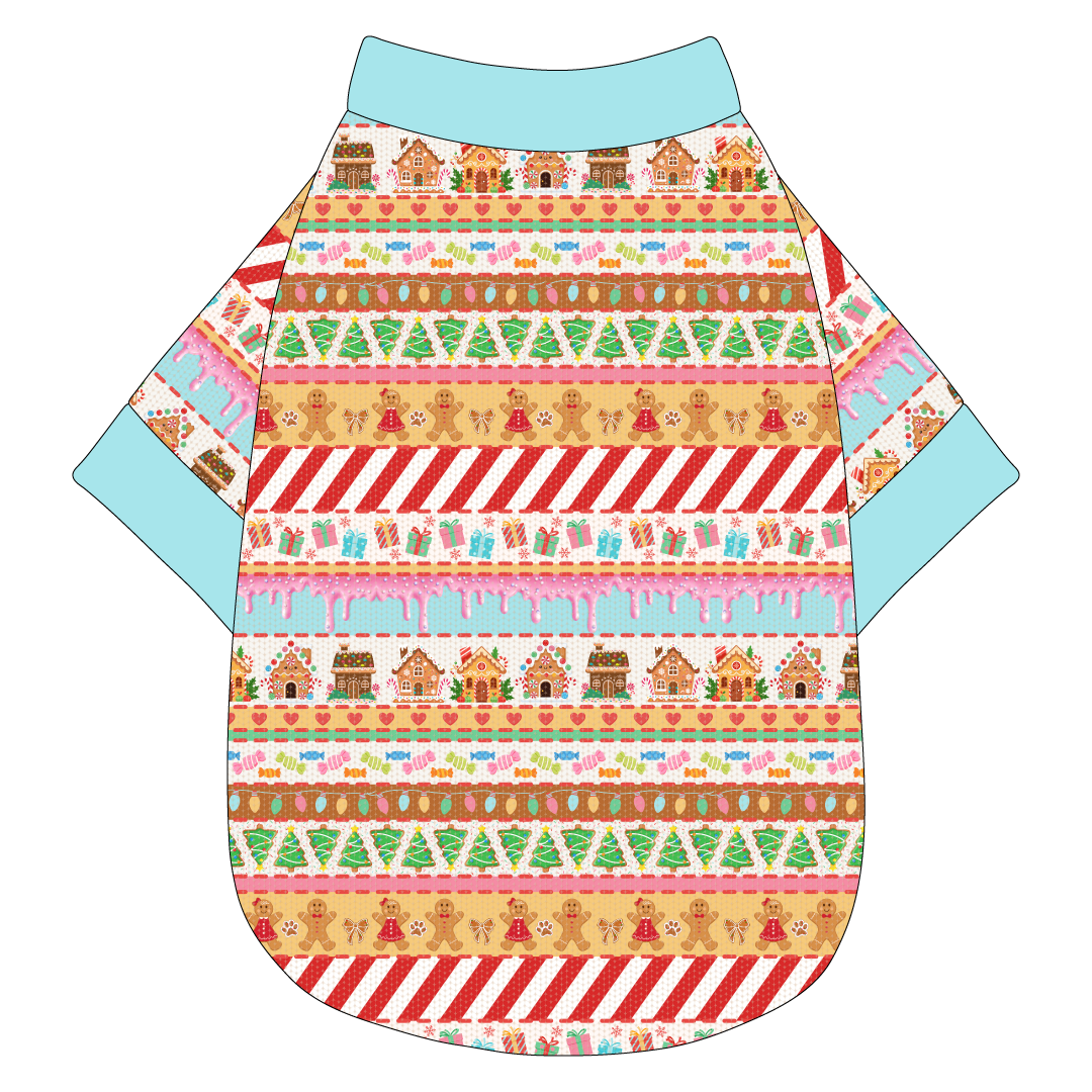 Stitched In Snow - Gingerbread Lane - The Basic Tee