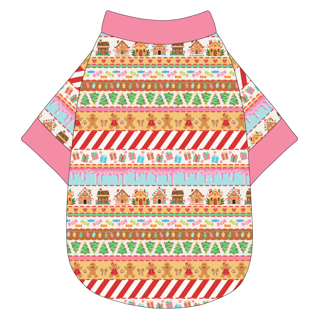 Stitched In Snow - Gingerbread Lane - The Basic Tee