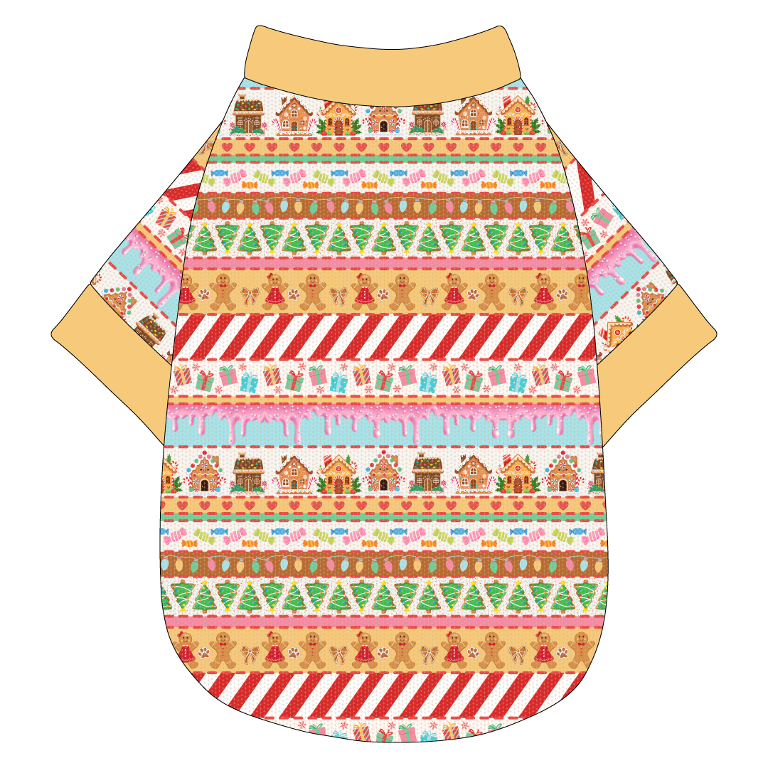 Stitched In Snow - Gingerbread Lane - The Basic Tee