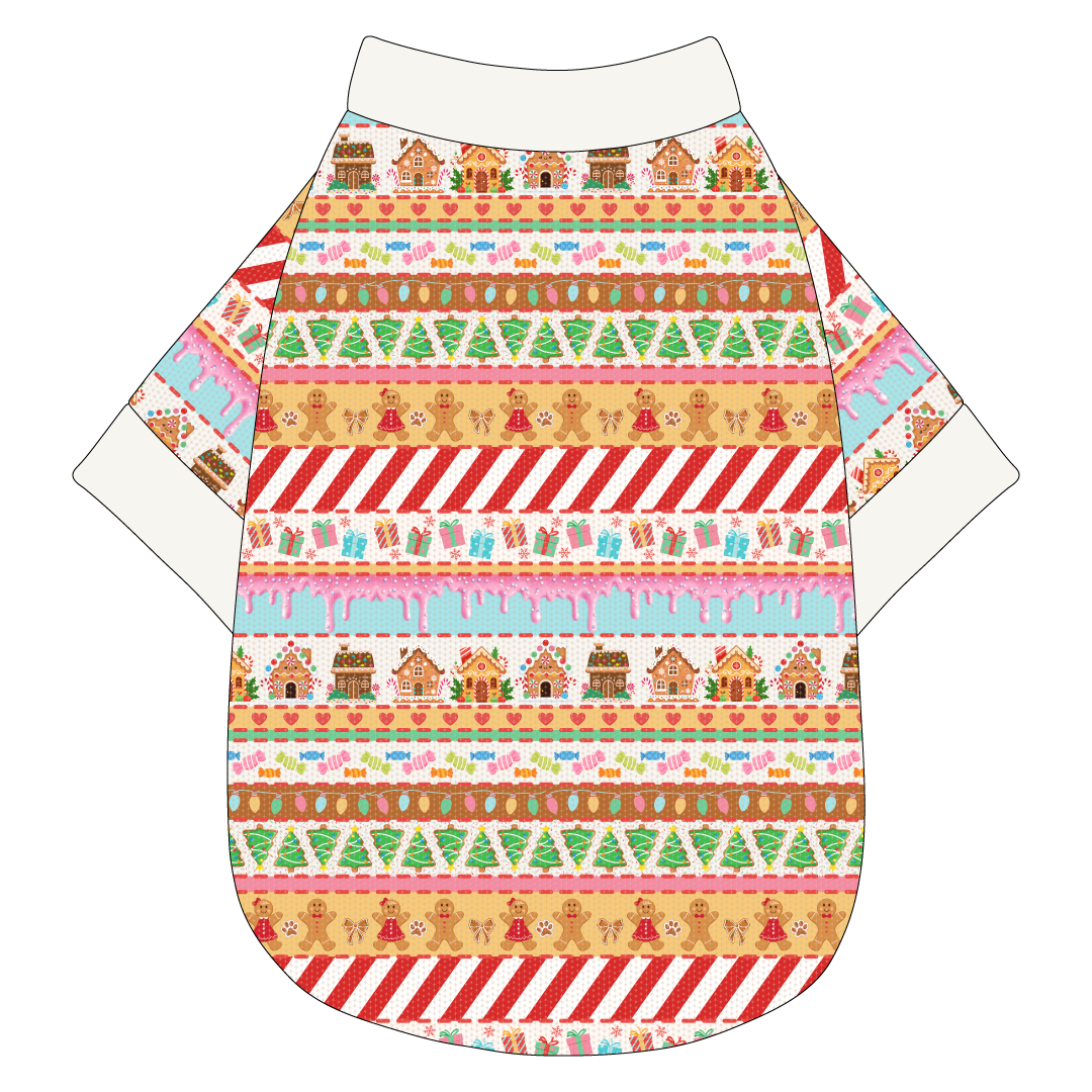 Stitched In Snow - Gingerbread Lane - The Basic Tee