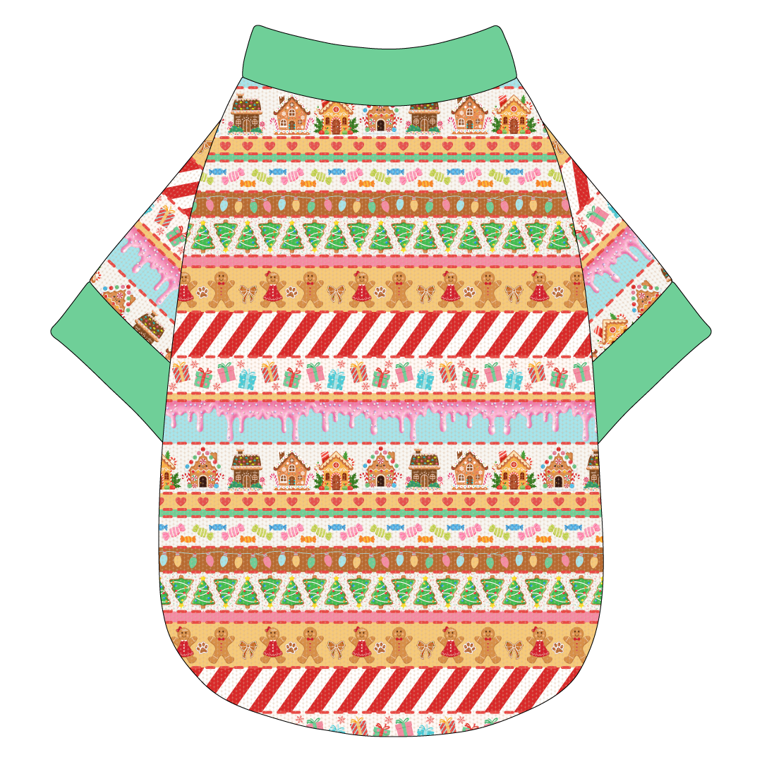 Stitched In Snow - Gingerbread Lane - The Basic Tee