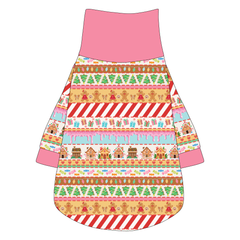 Stitched In Snow - Gingerbread Lane - The Turtleneck Tee