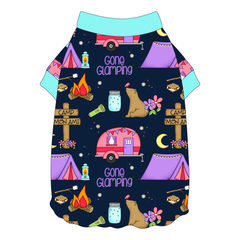Gone Glamping - Flutter Waist Tee