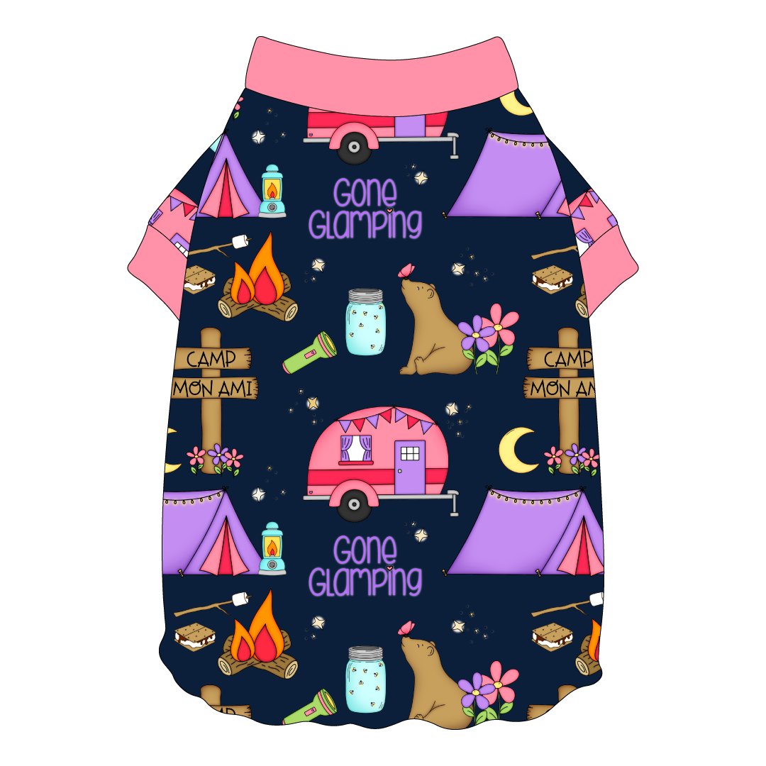 Gone Glamping - Flutter Waist Tee