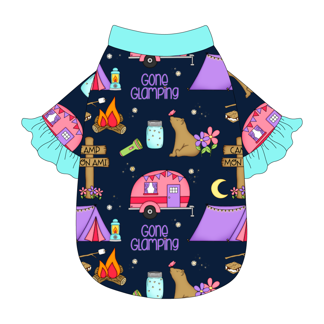 Gone Glamping - The Shimmy Edge Tee