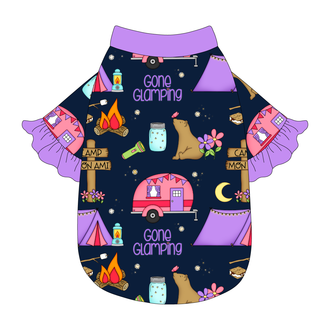 Gone Glamping - The Shimmy Edge Tee