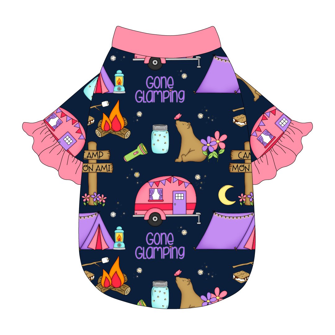 Gone Glamping - The Shimmy Edge Tee