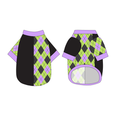 Plaid To The Bone - Halloween Argyle - The 2N1 Tee