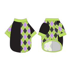 Plaid To The Bone - Halloween Argyle - The 2N1 Tee