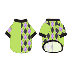 Plaid To The Bone - Halloween Argyle - The 2N1 Tee