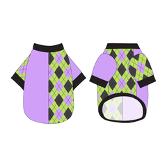 Plaid To The Bone - Halloween Argyle - The 2N1 Tee