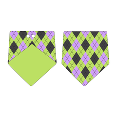Plaid To The Bone - Halloween Argyle - The Bandana