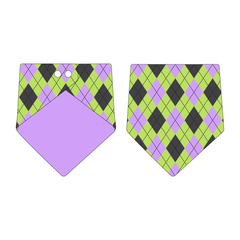 Plaid To The Bone - Halloween Argyle - The Bandana