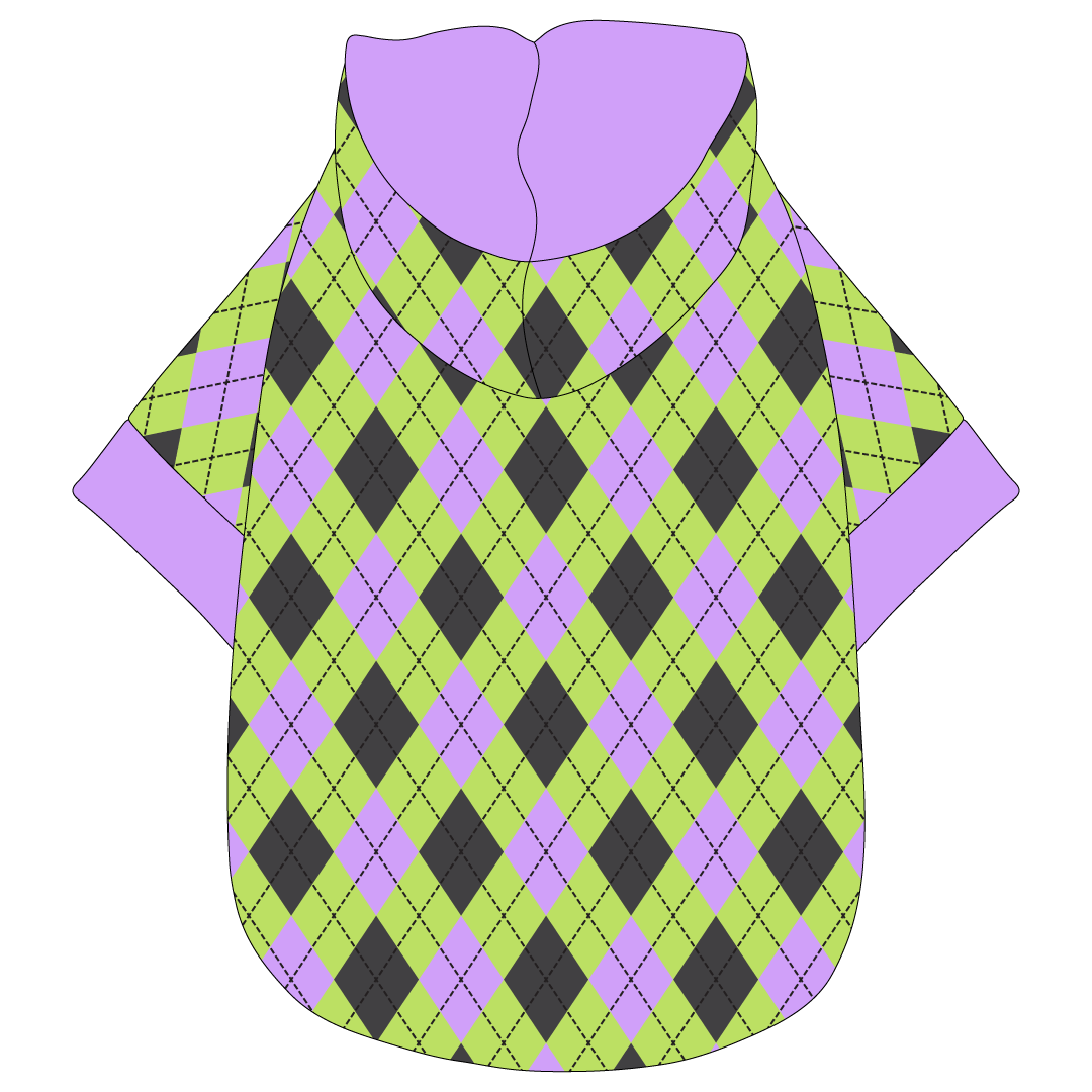 Plaid To The Bone - Halloween Argyle - The Hoodie