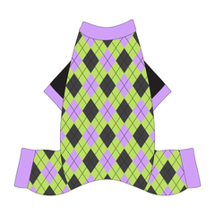 Plaid To The Bone - Halloween Argyle - Mon Ami Jammies