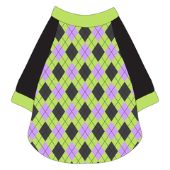 Plaid To The Bone - Halloween Argyle - The Raglan Jersey