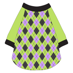 Plaid To The Bone - Halloween Argyle - The Raglan Jersey