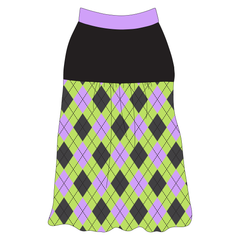Plaid To The Bone - Halloween Argyle - The Sophia Tank