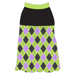 Plaid To The Bone - Halloween Argyle - The Sophia Tank