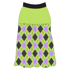 Plaid To The Bone - Halloween Argyle - The Sophia Tank