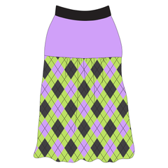 Plaid To The Bone - Halloween Argyle - The Sophia Tank