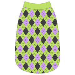 Plaid To The Bone - Halloween Argyle - The Basic Tank