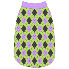Plaid To The Bone - Halloween Argyle - The Basic Tank