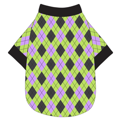 Plaid To The Bone - Halloween Argyle - The Basic Tee